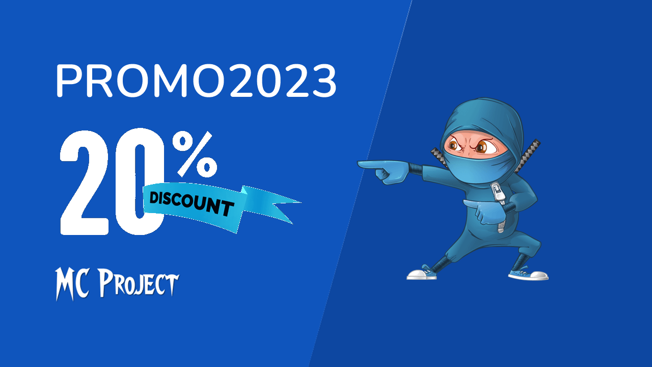 Promo Tahun Baru MC Project 2023 (Potongan Harga 20%)